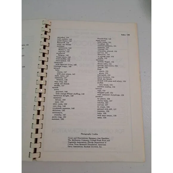 Salads Vegetables Cookbook Revised Favorite Recipes Of Home Economics Teachers - Picture 6 of 6